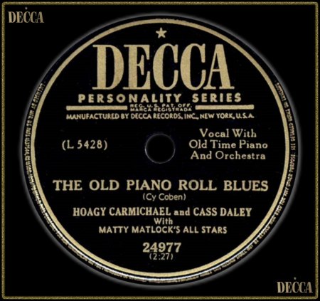 HOAGY CARMICHAEL &amp; CASS DALEY - THE OLD PIANO ROLL BLUES_IC#002.jpg