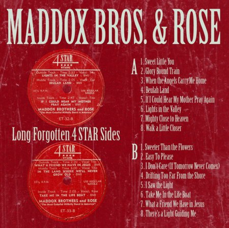 Maddox Brothers &amp; Rose - Long forgotten 4 Star Sides  (2)_Bildgröße ändern.jpg