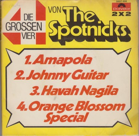 SPOTNICKS-EP - Die Grossen Vier - CV VS -.jpg