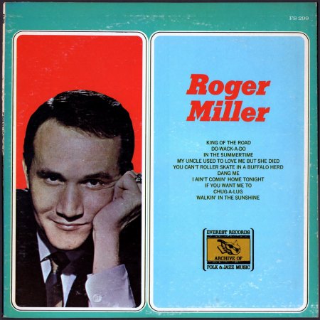 Roger Miller - Archive Of Folk &amp; Jazz Music - LP Everest FS 299 Front_Bildgröße ändern.JPG