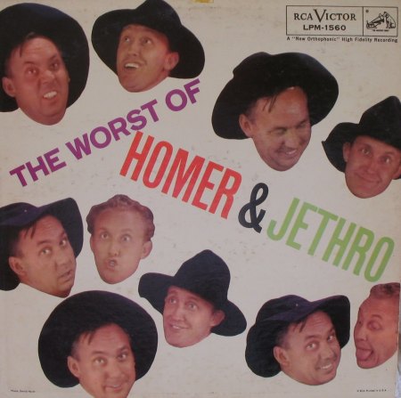 Homer &amp; Jethro - The Worst of Homer &amp; Jethro - rca 1560 1.JPG