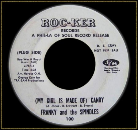 FRANKY &amp; THE SPINDLES - (MY GIRL IS MADE OF) CANDY_IC#003.jpg