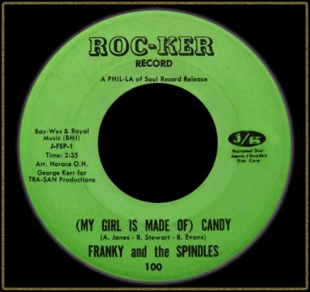 FRANKY &amp; THE SPINDLES - (MY GIRL IS MADE OF) CANDY_IC#002.jpg