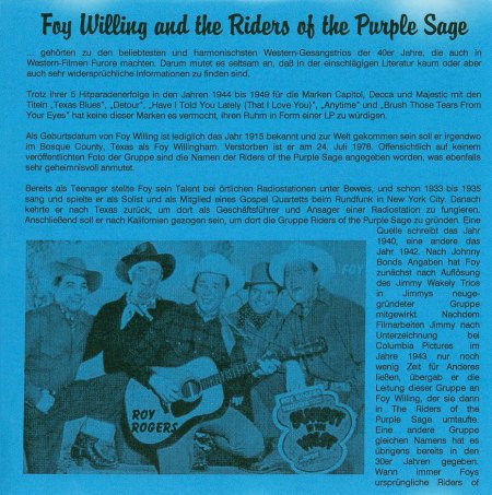 Willing, Foy &amp; the Riders of the Purple Sage - Trail Herdin' Cowboy (2)a.jpg