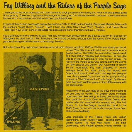 Willing, Foy &amp; the Riders of the Purple Sage - The Timber Trail (2)a.jpg