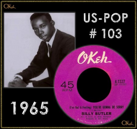 BILLY BUTLER - (I'VE GOT A FEELING) YOU'RE GONNA BE SORRY_IC#001.jpg