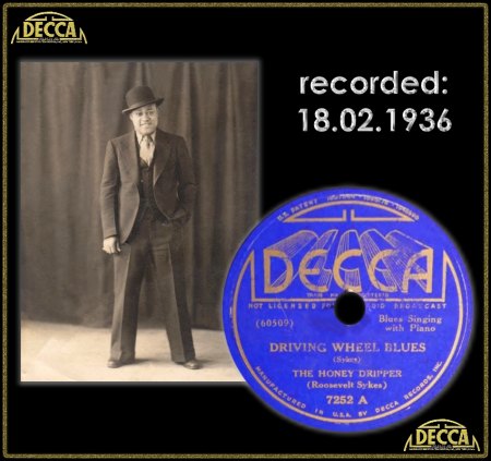 HONEY DRIPPER (ROOSEVELT SYKES) - DRIVING WHEEL BLUES_IC#001.jpg
