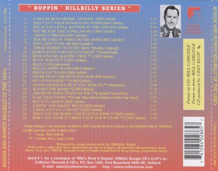 Carlisle, Bill &amp; Cliff - Rough &amp; Rowdy Hillbilly of the 1930's Vol 1.jpg