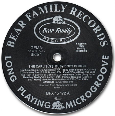 Carlisles - Busy Body Boogie - LP BFX 15172 (2).jpg