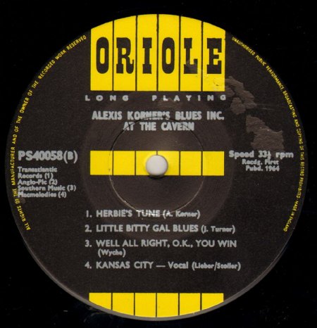 Korner, Alexis (Blues Incorporated) - At the Cavern (1964) _Bildgröße ändern.JPG