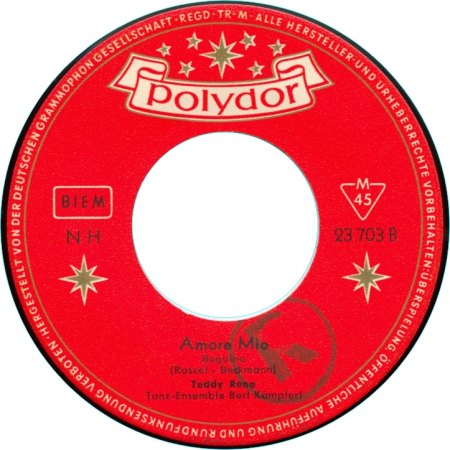 Teddy Reno &amp; Bert Kaempfert - Piccolissino Serenata - Amore mio (NH 23 703) - Label A.jpg