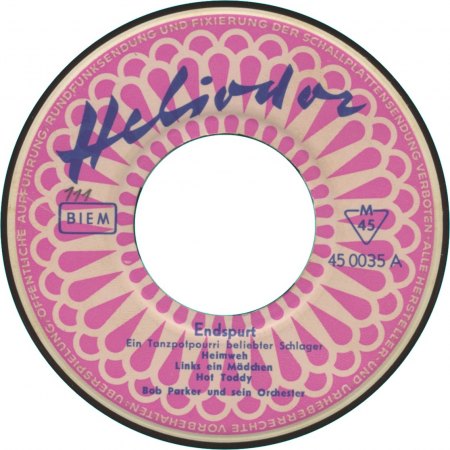 0 450 035 - SI - Bob Parker - Endspurt I - Heliodor - GER - Label A.jpg