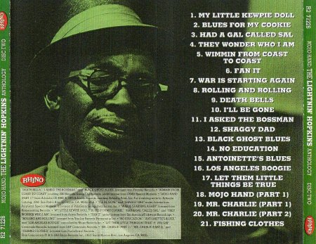Lightnin' Hopkins - Mojo Hand - Anthology DCD (4).JPG