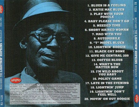 Lightnin' Hopkins - Mojo Hand - Anthology DCD (3).JPG