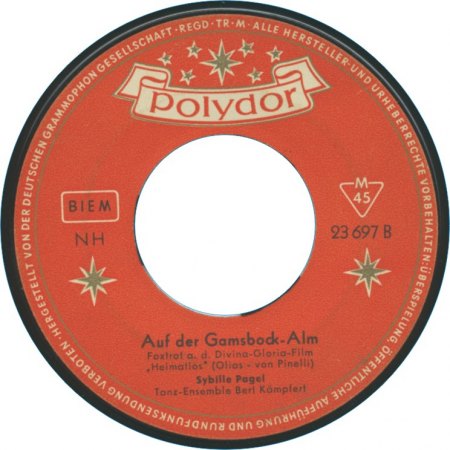 0 023 697 - SI - Bert Kaempfert &amp; Sybille Pagel - Das ist mein Hobby - Auf der Gamsbock Alm - Polydor - GER - Label B.jpg