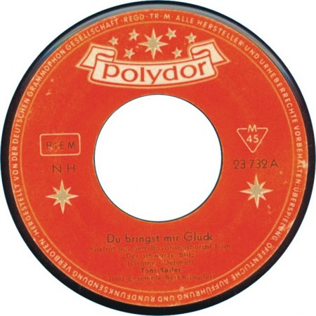 0 023 732 - SI - Bert Kaempfert &amp; Toni Sailer - Du bringst mir Glück - Wenn in Paris der Flieder blüht - Polydor - GER - Label A.jpg