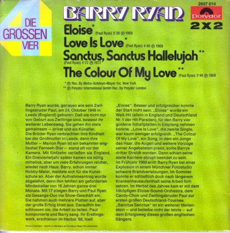 BARRY RYAN-EP - Die Großen Vier - CV RS -.jpg