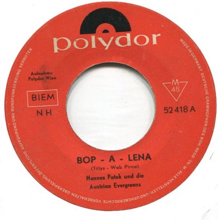 Patek,Hannes01Polydor 52418 Bop A lena.jpg