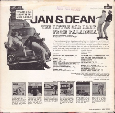 Jan &amp; Dean - Little old lady from Pasadena - US LP (2).jpg