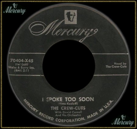 CREW CUTS - I SPOKE TOO SOON_IC#003.jpg