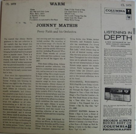 Mathis, Johnny - Warm - Columbia LP  (3).jpg