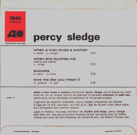 Sledge, Percy - When a man loves a woman EP FR (2).JPG