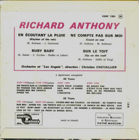 Anthony, Richard - En ecoutant la pluie (1963).jpg