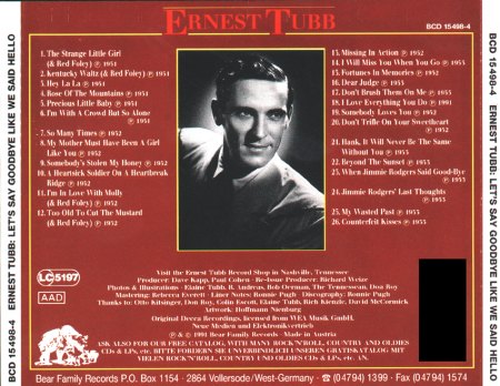Tubb, Ernest - Let's Say Goodbye CD4 - BCD 15498  (2).jpg