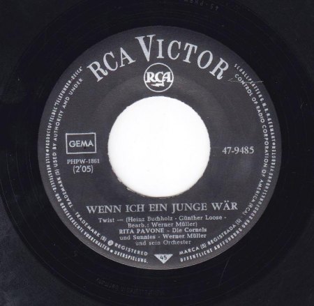 RITA PAVONE - Wenn ich ein Junge wär -A-.jpg