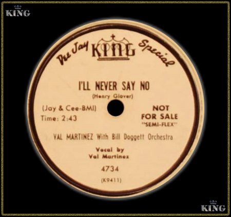 VAL MARTINEZ WITH BILL DOGGETT - I'LL NEVER SAY NO_IC#002.jpg