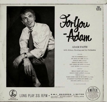 Faith, Adam - For You (2).jpg