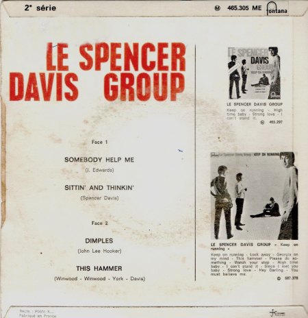 Davis, Spencer (Group) - Somebody help me EP (2).jpg