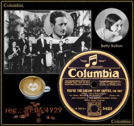 RAY STARITA - YOU'RE THE CREAM IN MY COFFEE_IC#001.jpg