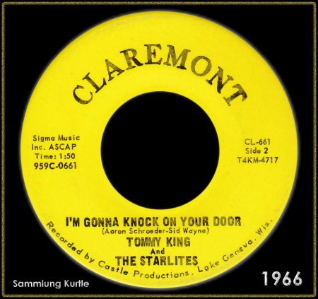 TOMMY KING &amp; THE STARLITES - I'M GONNA KNOCK ON YOUR DOOR_IC#001.jpg