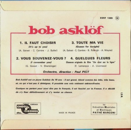 Asklöf, Bob - Il faut choisir EP_4.JPG