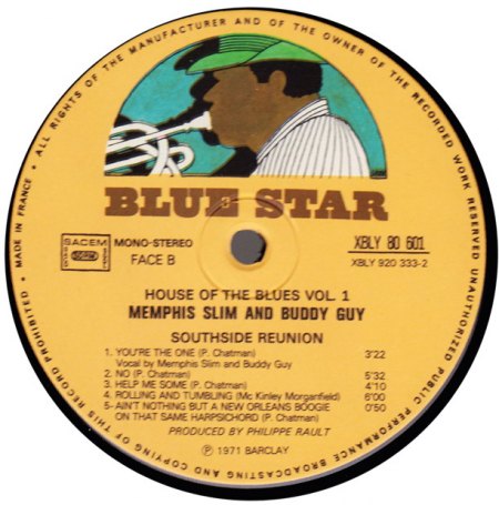 Memphis Slim &amp; Buddy Guy - Southside Reunion - Blue Star LP.jpg