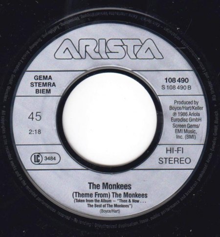 MONKEES - (Theme from) The Monkees -B-.jpg