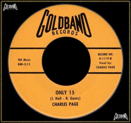 CHARLES PAGE - ONLY 15 (SEND BACK THE GIRL I LOVE)_IC#002.jpg