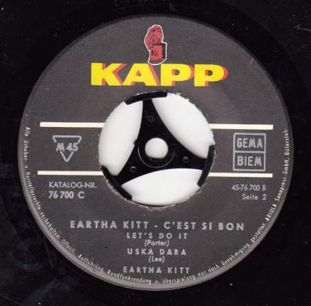 EARTHA KITT-EP - C'est si bon -B-.jpg