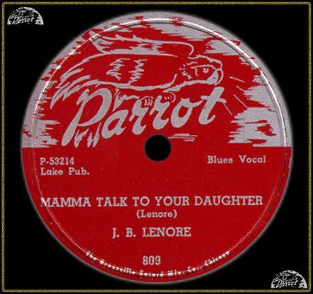 J.B. LENORE (J.B. LENOIR) - MAMMA TALK TO YOUR DAUGHTER_IC#002.jpg