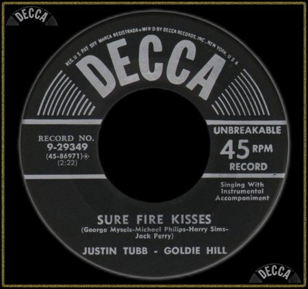 JUSTIN TUBB &amp; GOLDIE HILL - SURE FIRE KISSES_IC#003.jpg