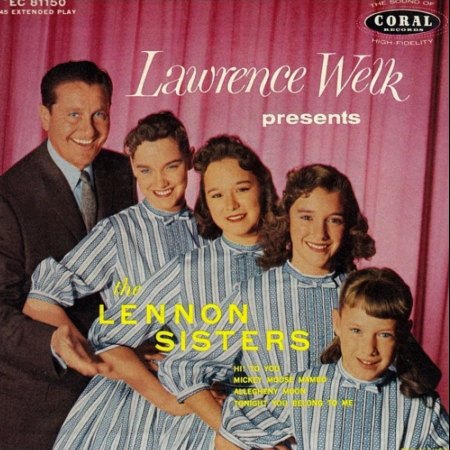 LAWRENCE WELK &amp; THE LENNON SISTERS CORAL EP EC-81150_IC#002.jpg