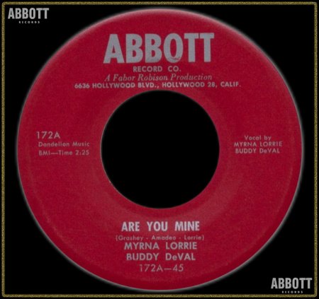 MYRNA LORRIE &amp; BUDDY DE VAL - ARE YOU MINE_IC#003.jpg