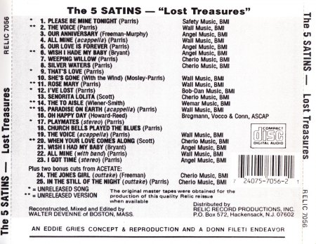 Five Satins - Lost Treasures (2).jpg