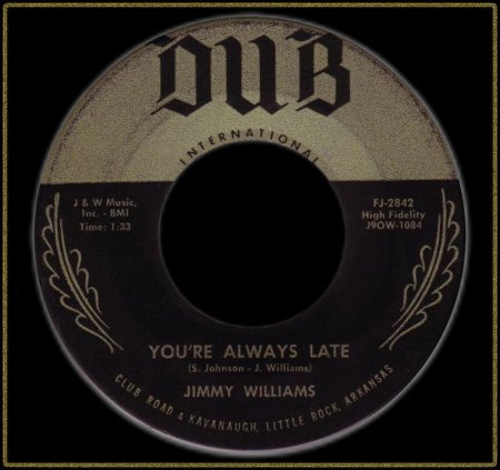 JIMMY WILLIAMS - YOU'RE ALWAYS LATE_IC#002.jpg
