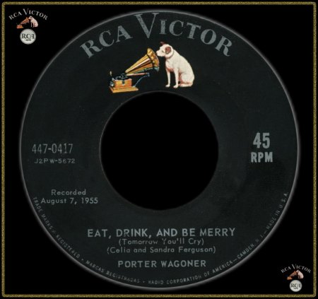 PORTER WAGONER - EAT DRINK &amp; BE MERRY (TOMORROW YOU'LL CRY)_IC#006.jpg