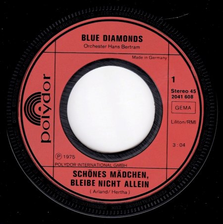 BLUE DIAMONDS - Schöne Mädchen bleiben nicht allein -A-.jpg