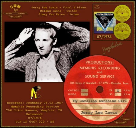 JERRY LEE LEWIS - MY CAROLINA SUNSHINE GIRL_IC#001.jpg