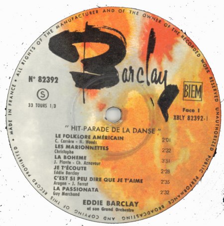 Eddie Barclay Hit parade de la danse  label.jpg