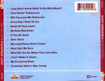 Springfield, Dusty - Blue for you-- .jpeg